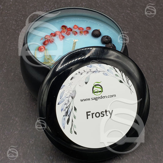 Frosty Candle (Sage Den Product)