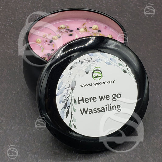 Here we go Wassailing Candle (Sage Den Product)