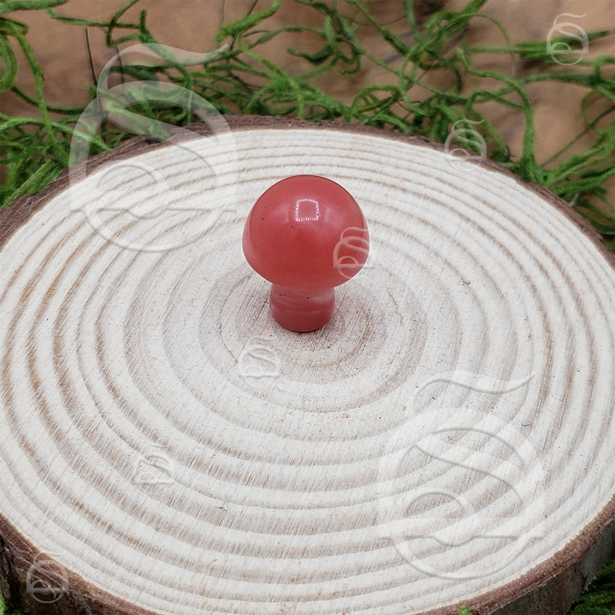 Stone Mushroom - Cherry Quartz