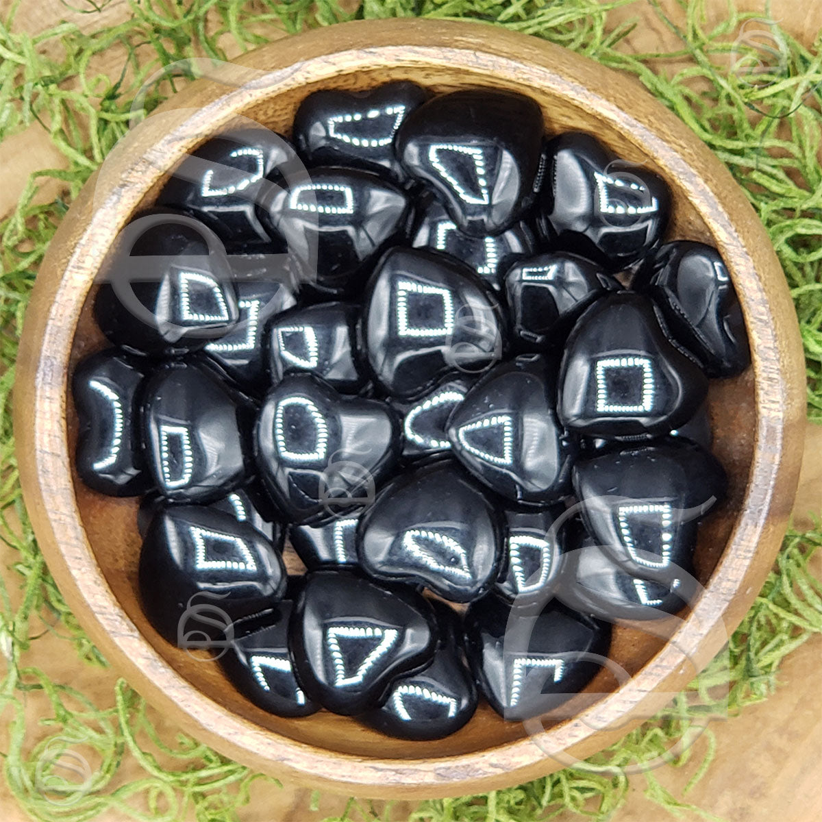 Polished Heart Small - Black Obsidian
