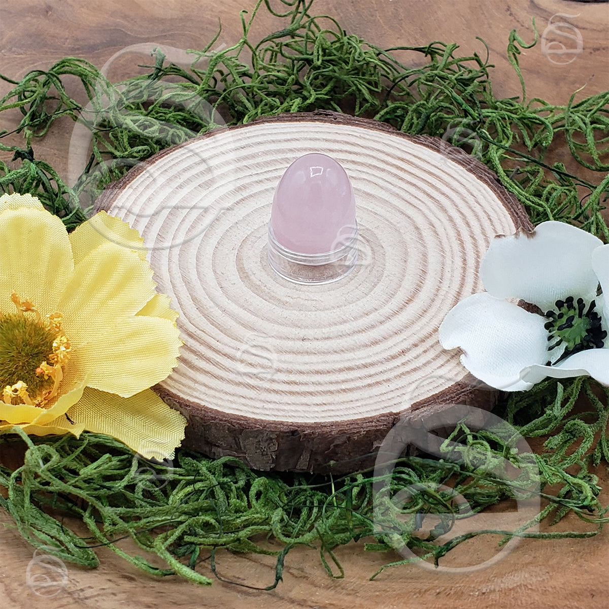 Stone Mini Egg - Rose Quartz