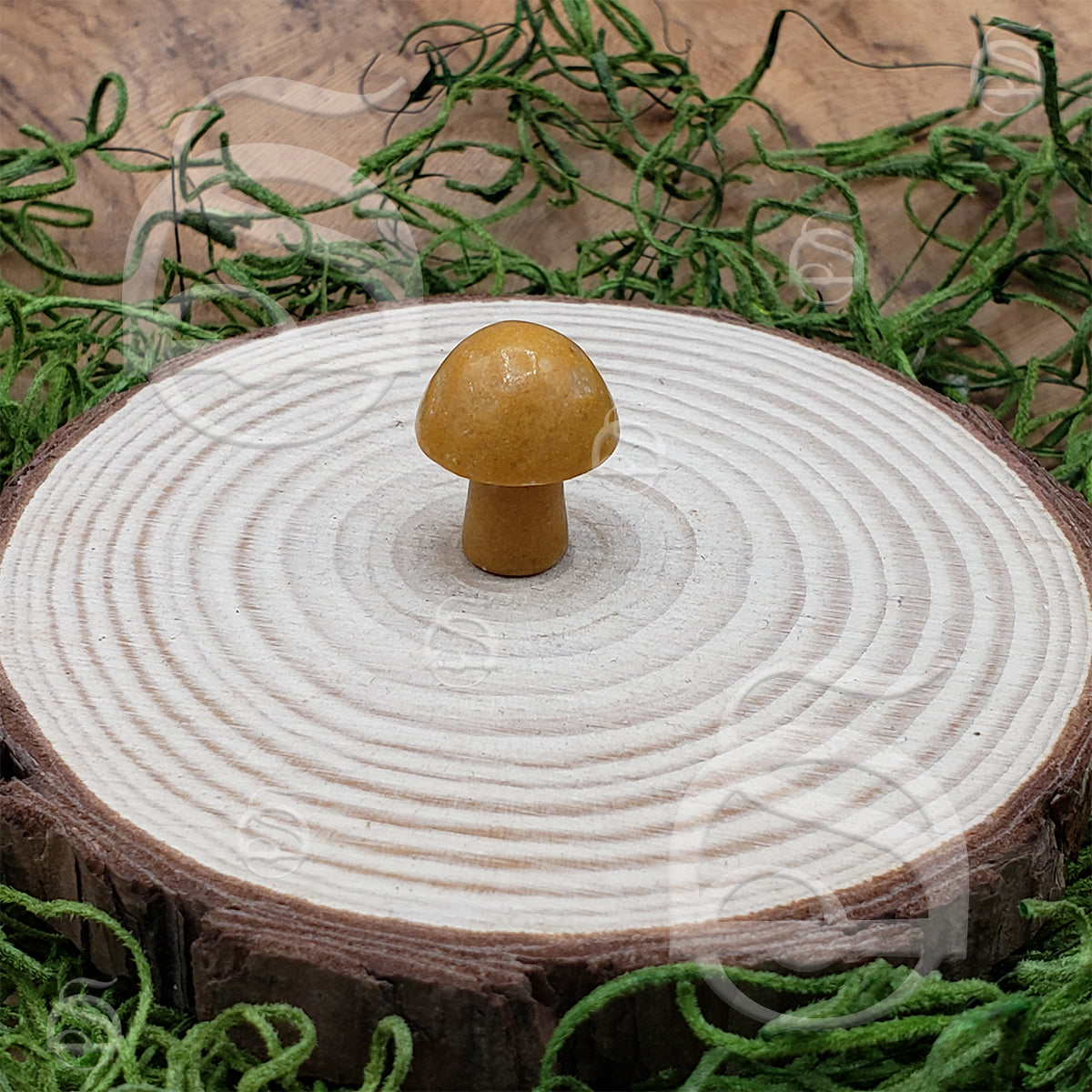 Stone Mushroom - Yellow Aventurine