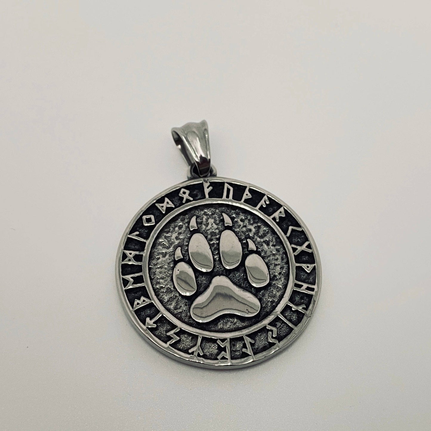 Fenrir Viking Pendant (Stainless Steel)