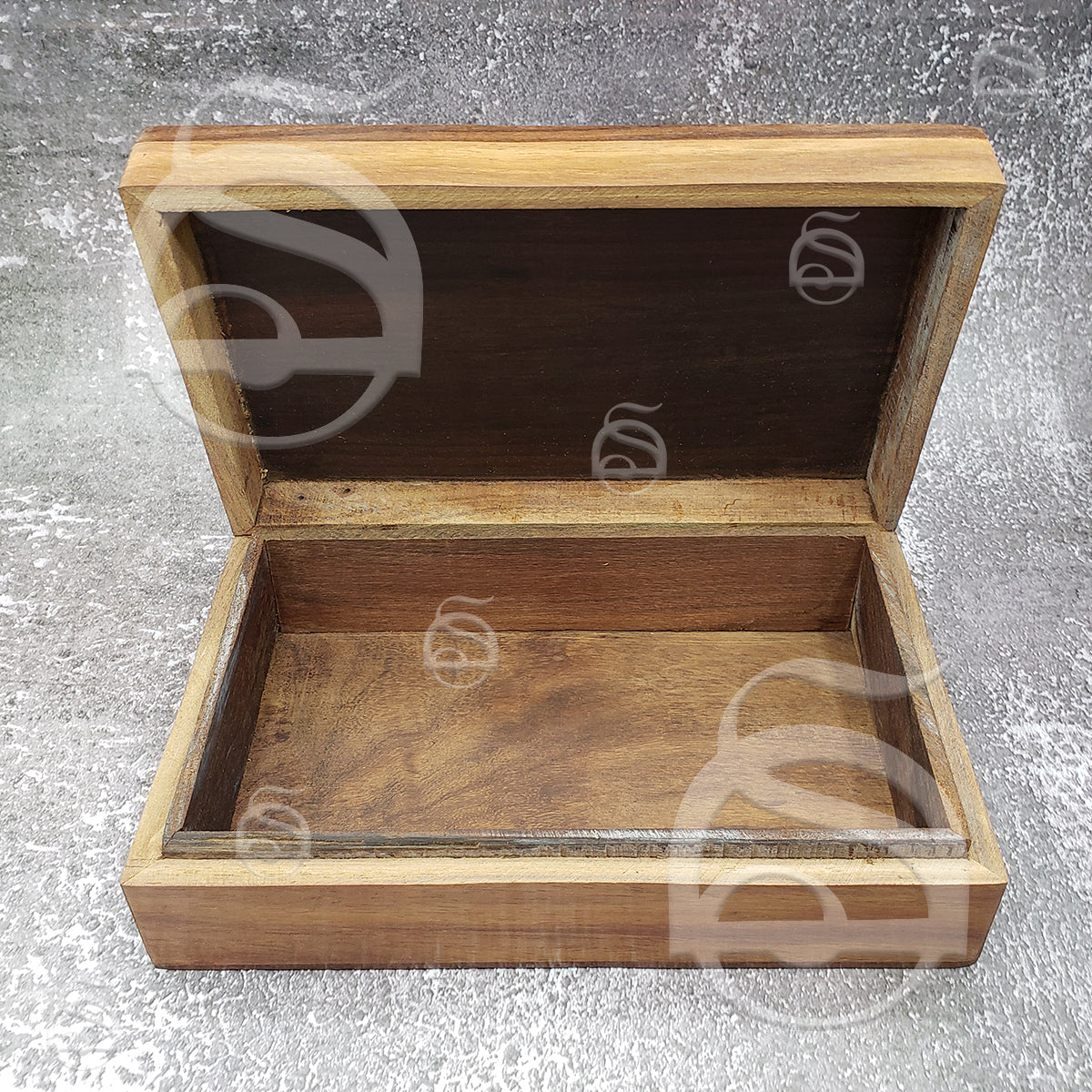 Carved Wooden Box - Celtic Cross