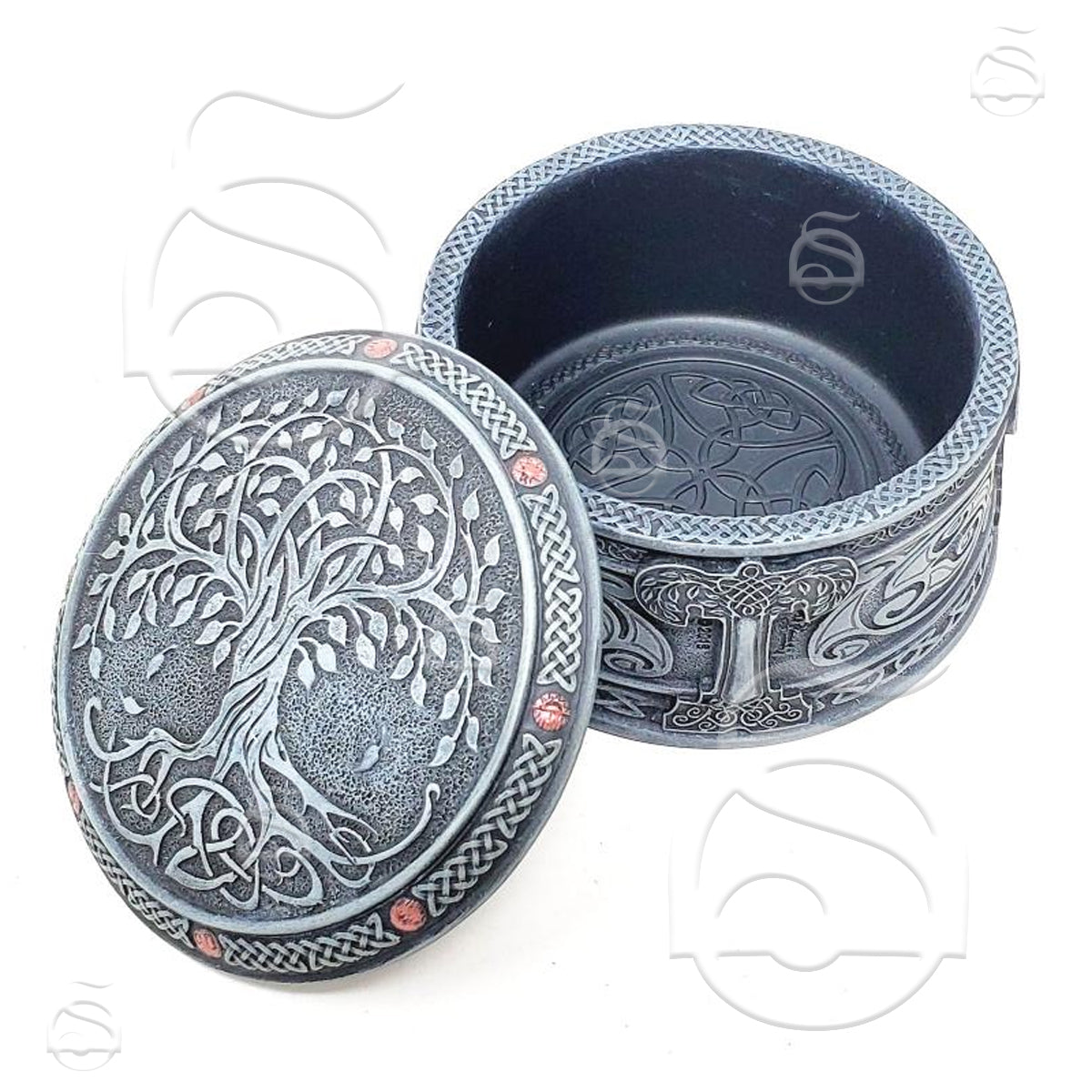 Celtic Tree of Life Round Box