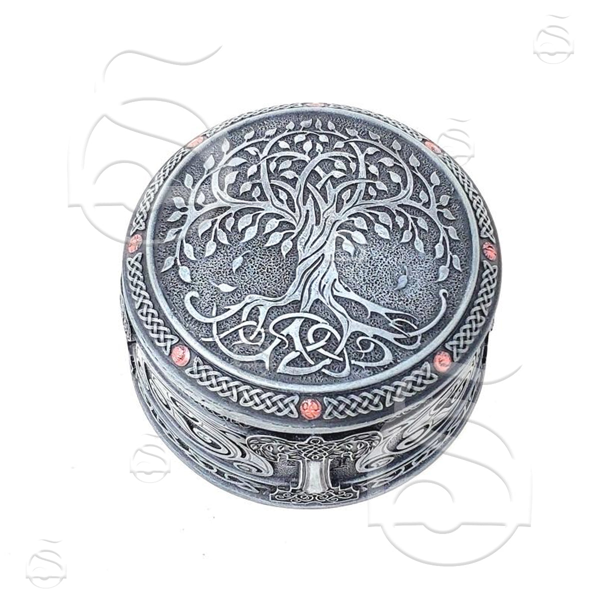 Celtic Tree of Life Round Box