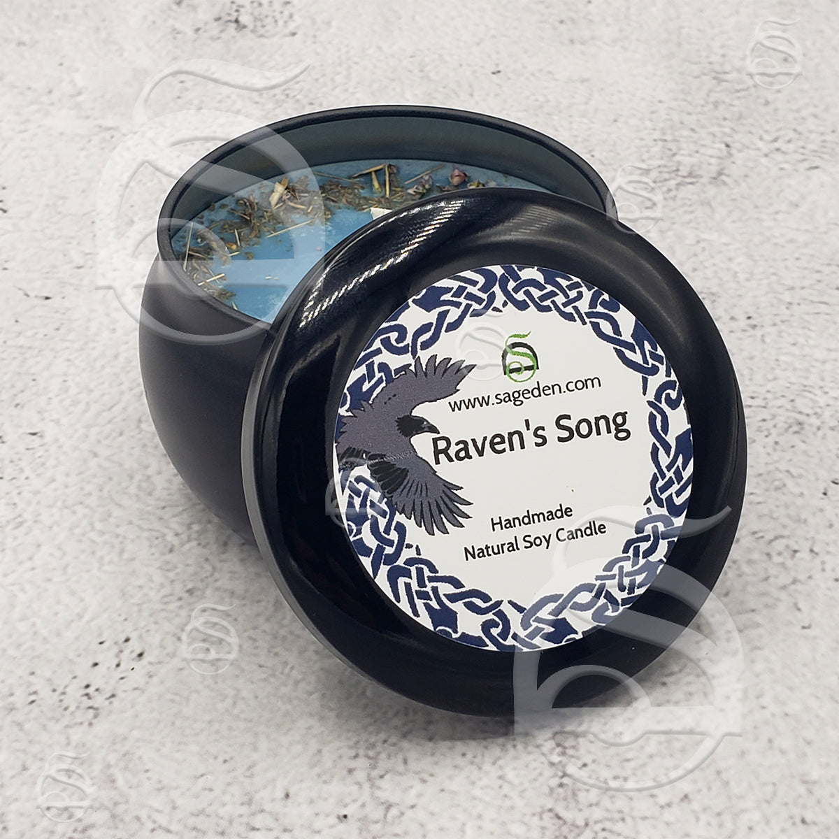 Raven's Song Candle & Wax Melt (Sage Den Product)