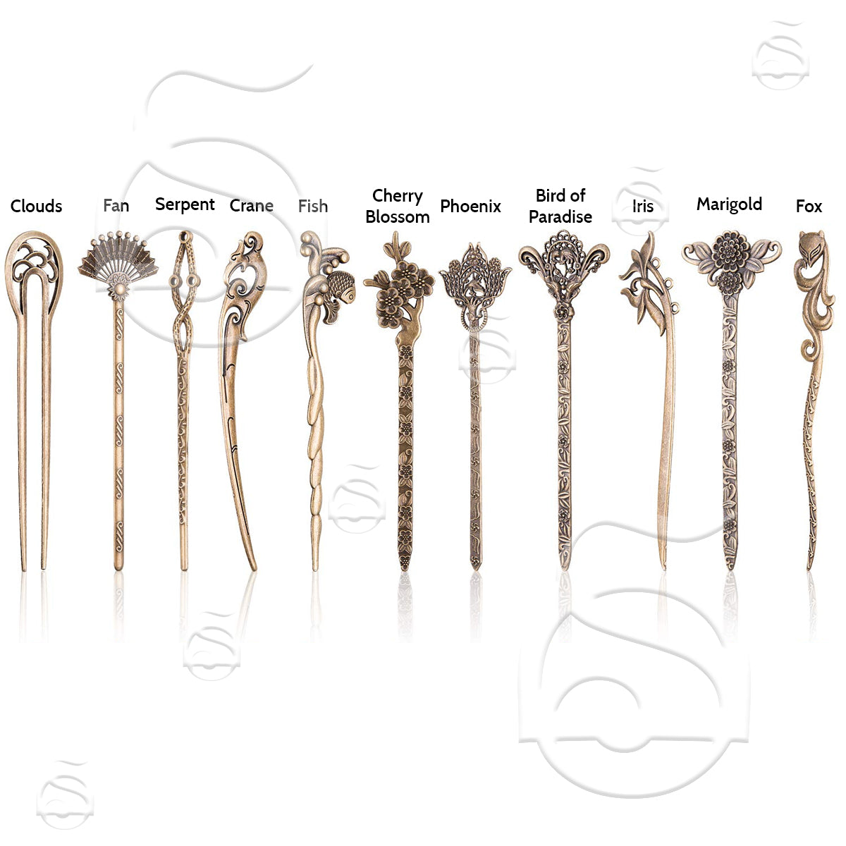 Hair Stick - Bronze