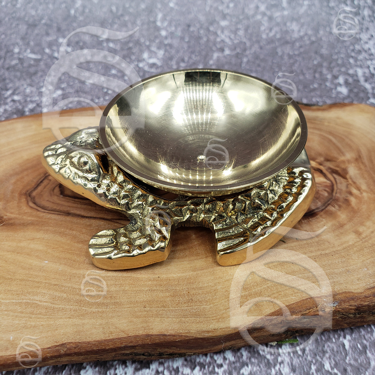 Brass Frog Charcoal-Incense Burner