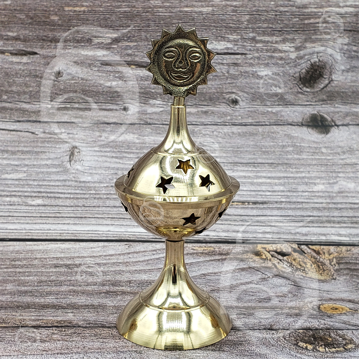 Celestial Brass Charcoal-Incense Burners