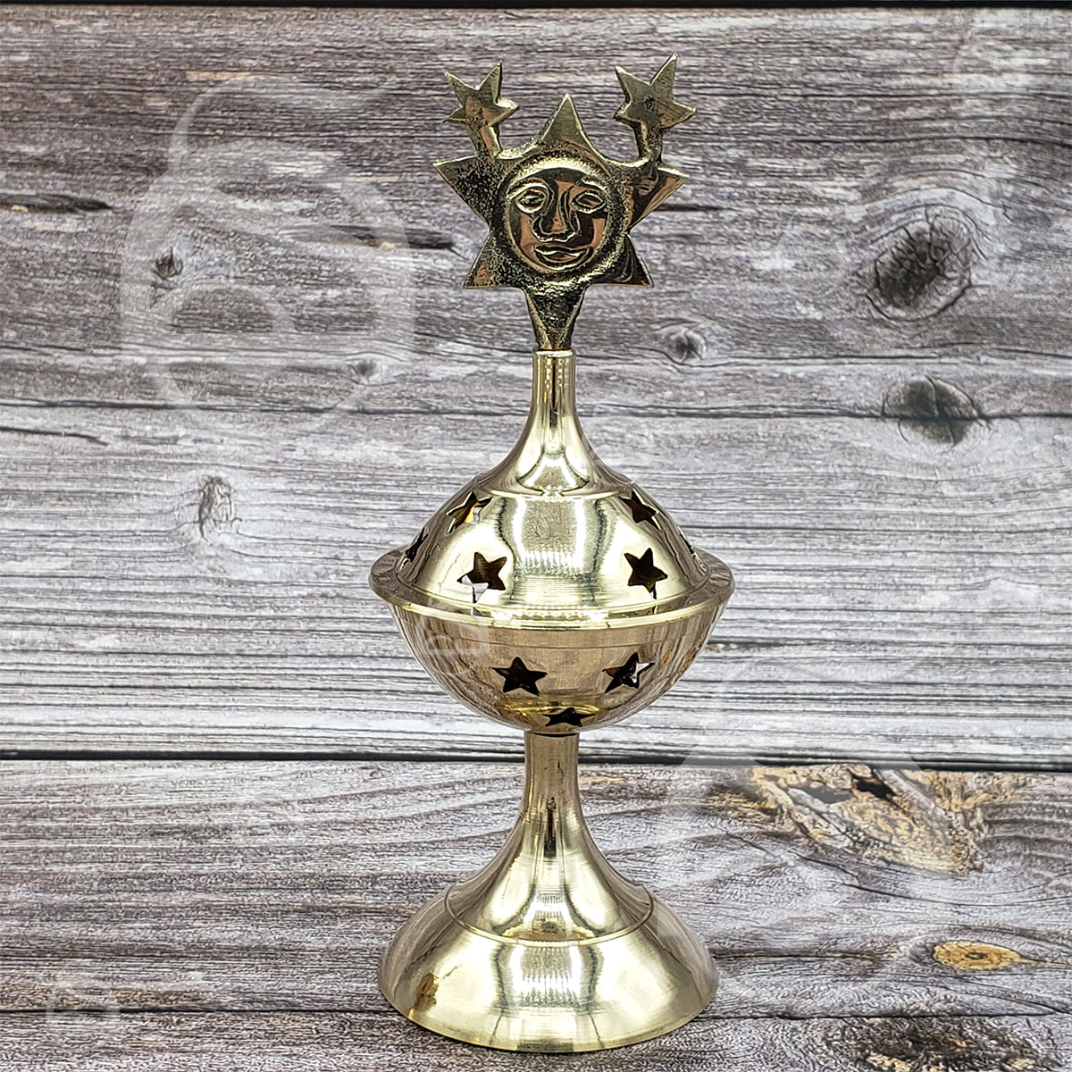 Celestial Brass Charcoal-Incense Burners