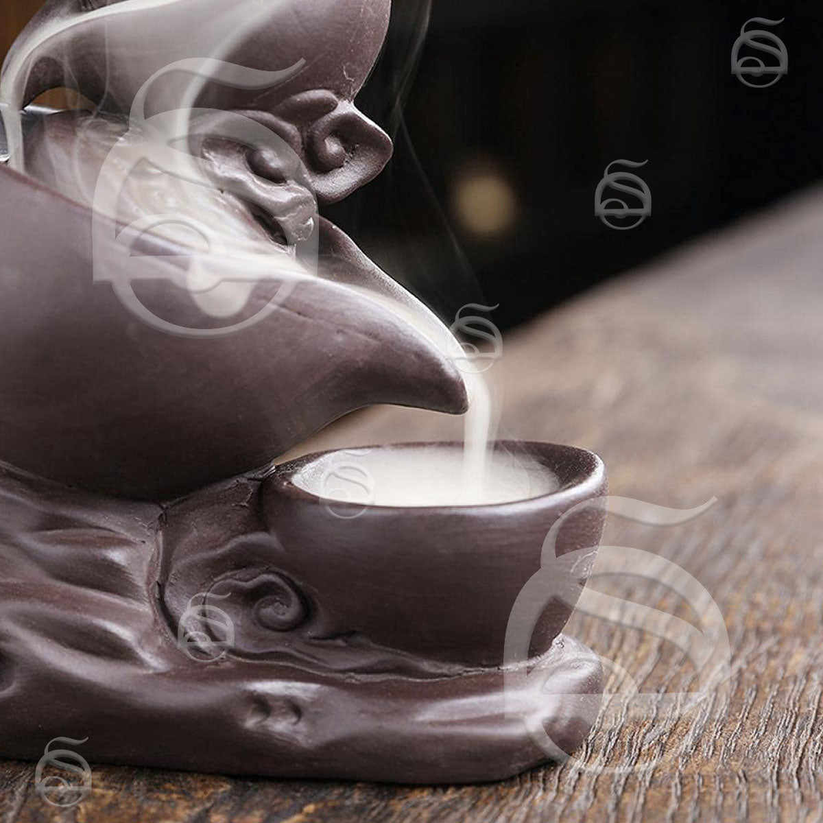 Teapot Ceramic Backflow Cone - Incense Burner
