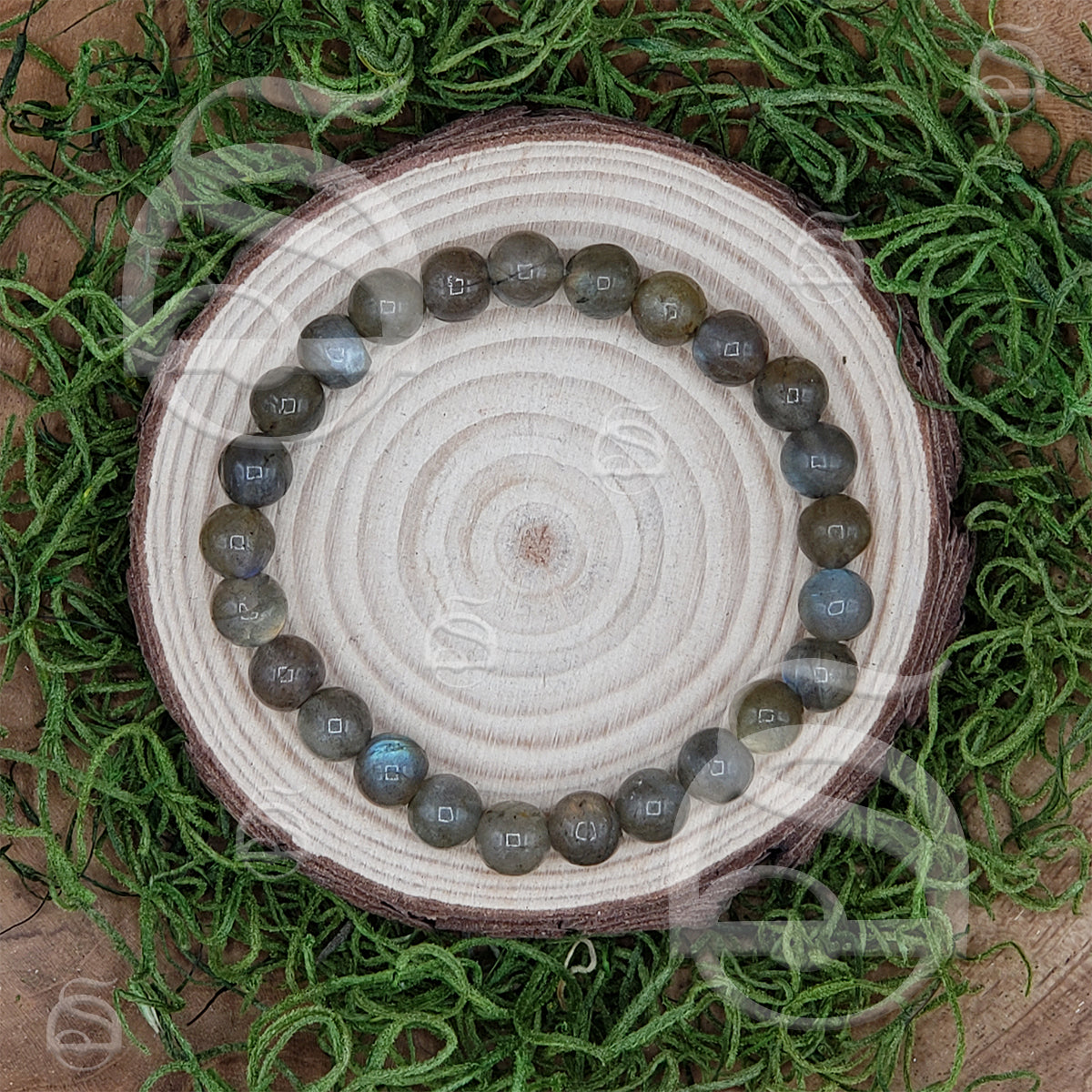 Labradorite Bead Bracelet