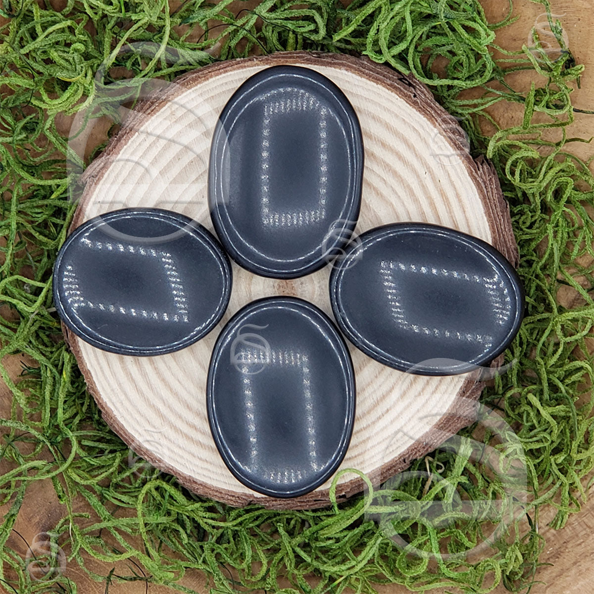 Worry Stone - Black Agate