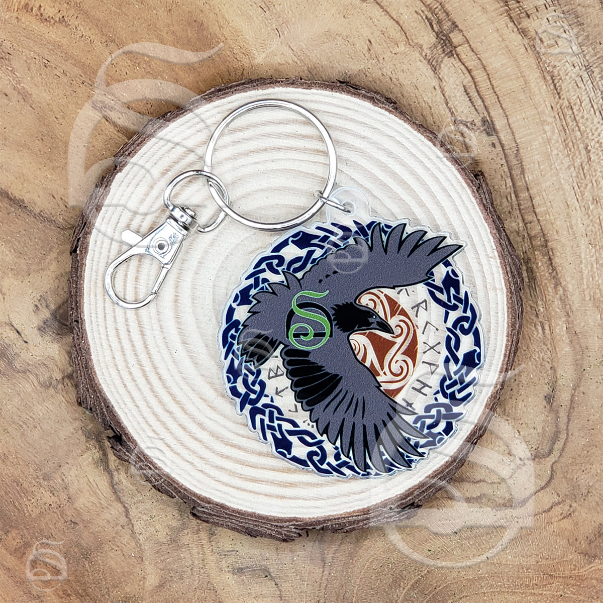 Sage Den Raven Charm