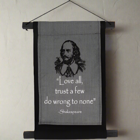 Cotton Banner - Shakespeare