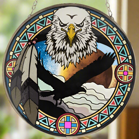 Glass Suncatcher - Eagle Spirit