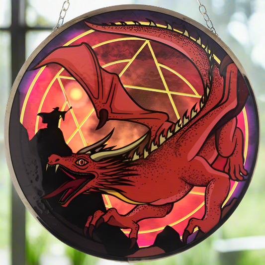 Glass Suncatcher - Dragon