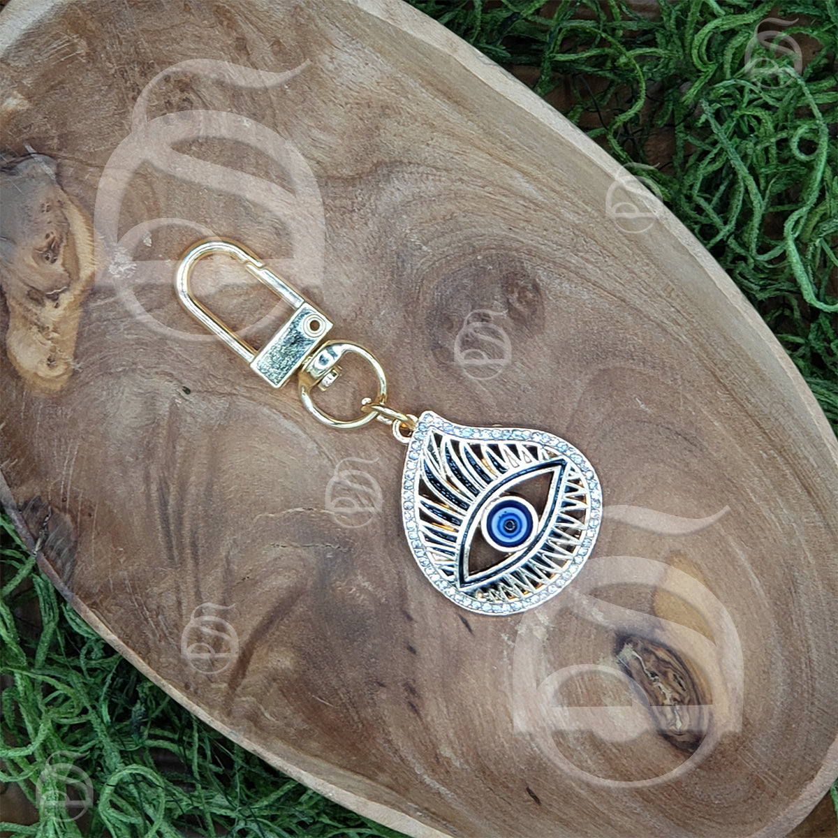 Charm - Evil Eye Teardrop Gold