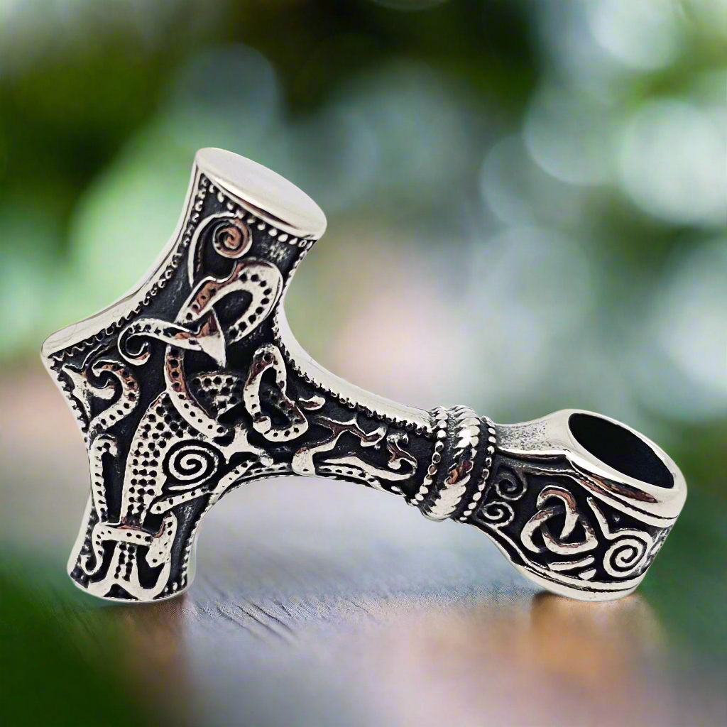 Thor's Hammer Viking Pendant (Stainless Steel)