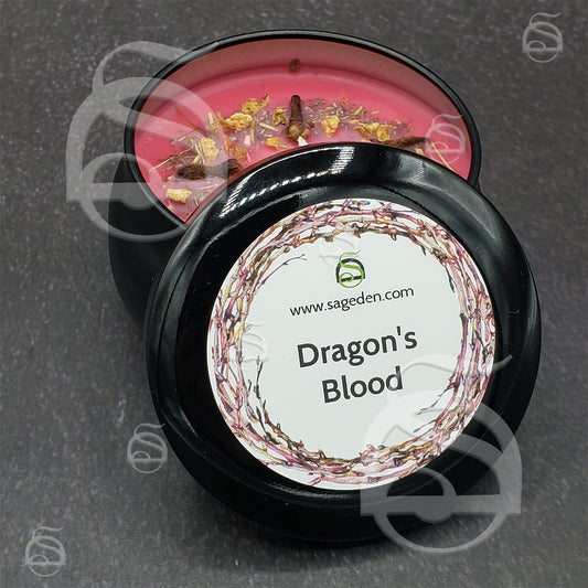 Dragon's Blood Candle & Wax Melt (Sage Den Product)