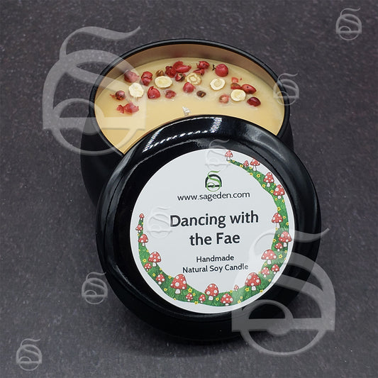 Dancing with the Fae Candle (Sage Den Product)