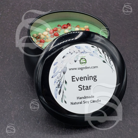 Evening Star Candle (Sage Den Product)