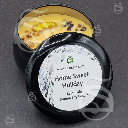 Home Sweet Holiday Candle & Wax Melt (Sage Den Product)