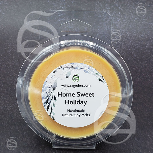 Home Sweet Holiday Wax Melt (Sage Den Product)