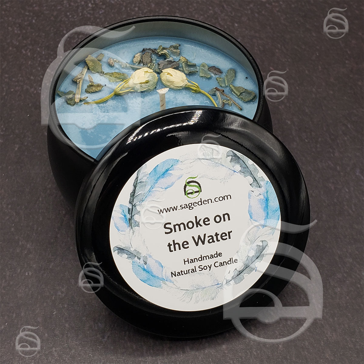 Smoke on the Water Candle & Wax Melt (Sage Den Product)