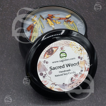 Sacred Wood Candle & Wax Melt (Sage Den Product)