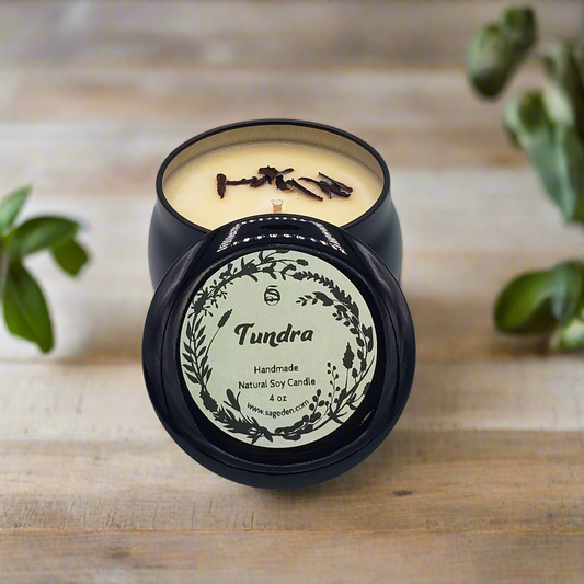 Tundra Handmade Soy Candle by Sage Den