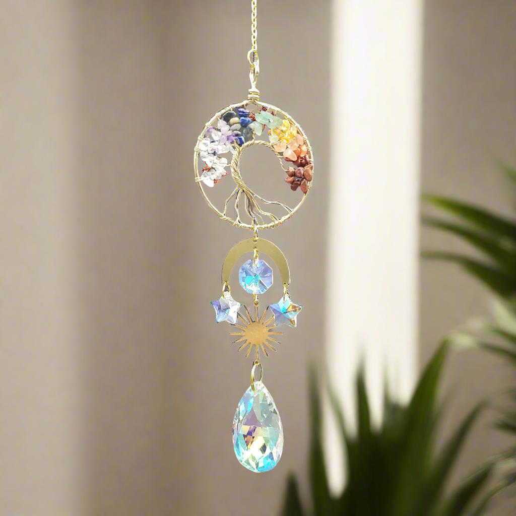 Chakra Tree of Life Suncatcher