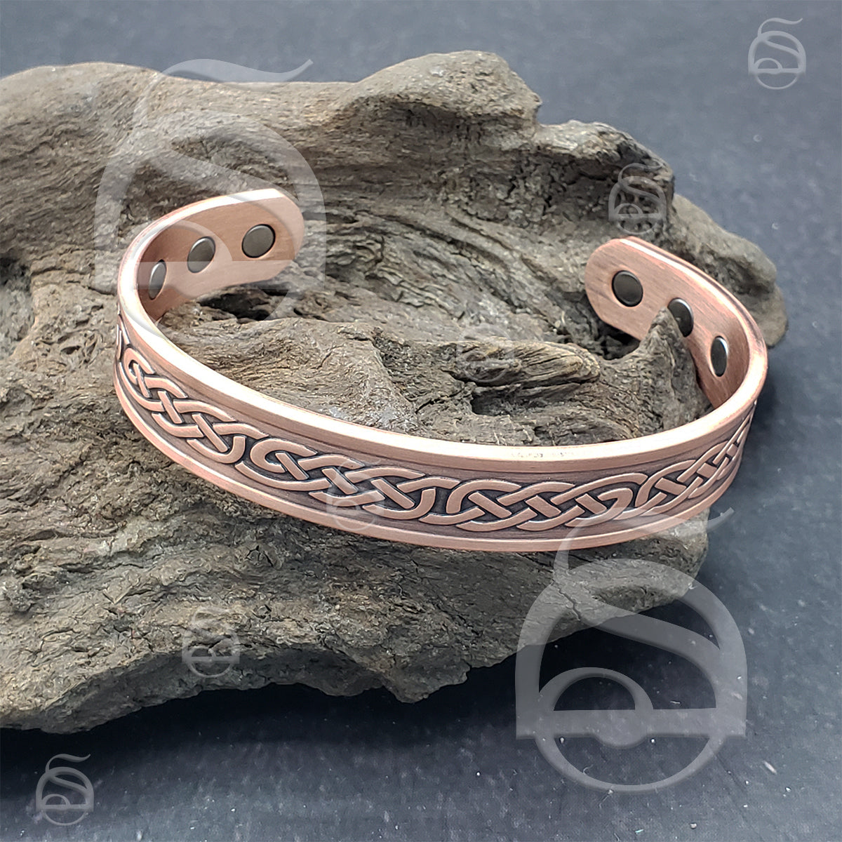 Magnetic Copper Bracelet - Celtic Knots