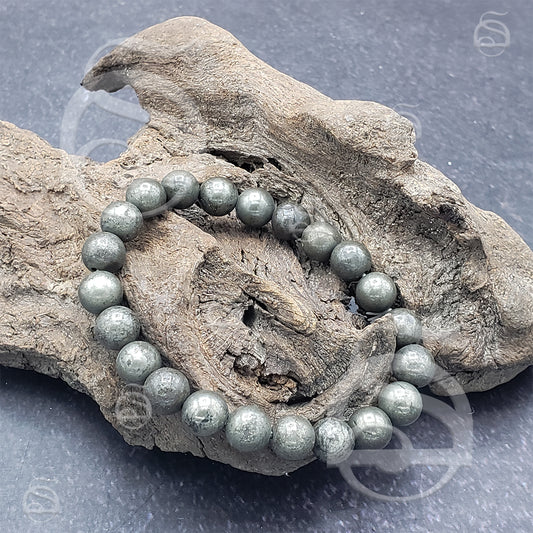 Pyrite Bead Bracelet