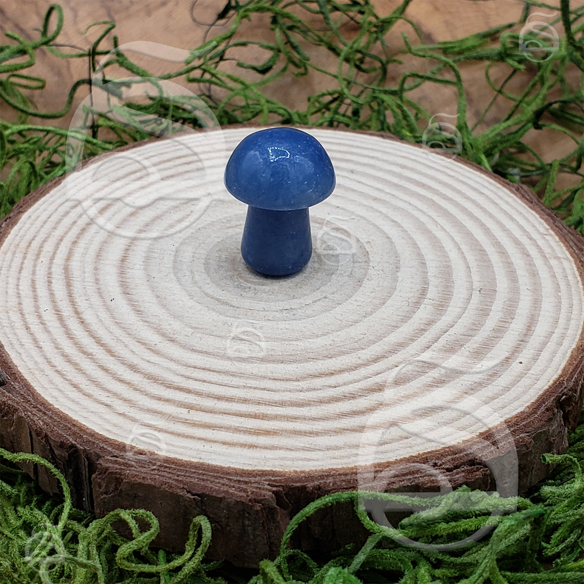 Stone Mushroom - Blue Aventurine