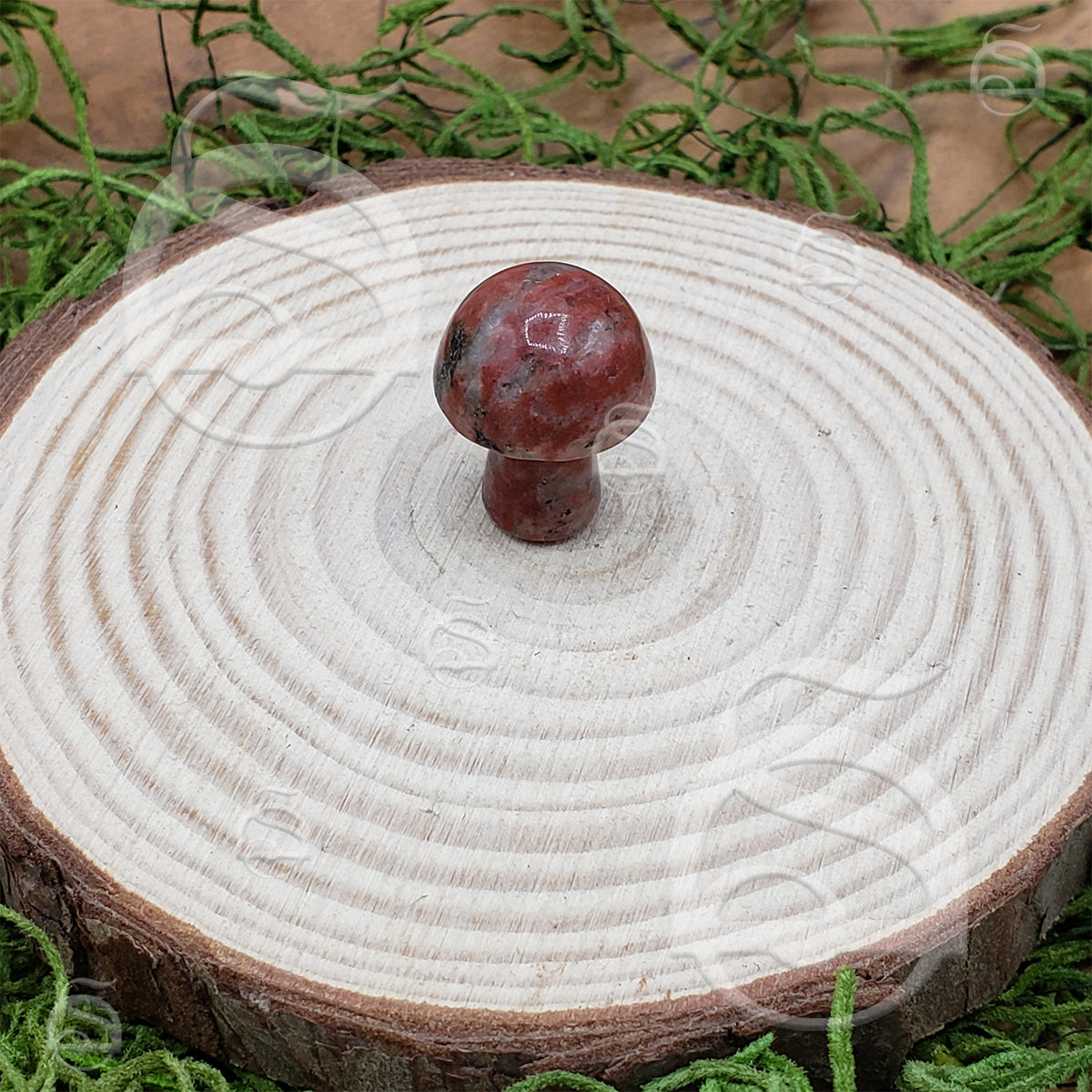 Stone Mushroom - Brecciated Jasper