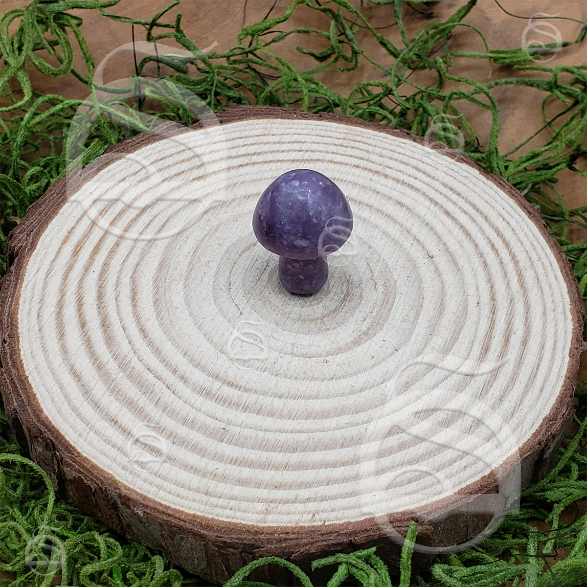 Stone Mushroom - Lepidolite