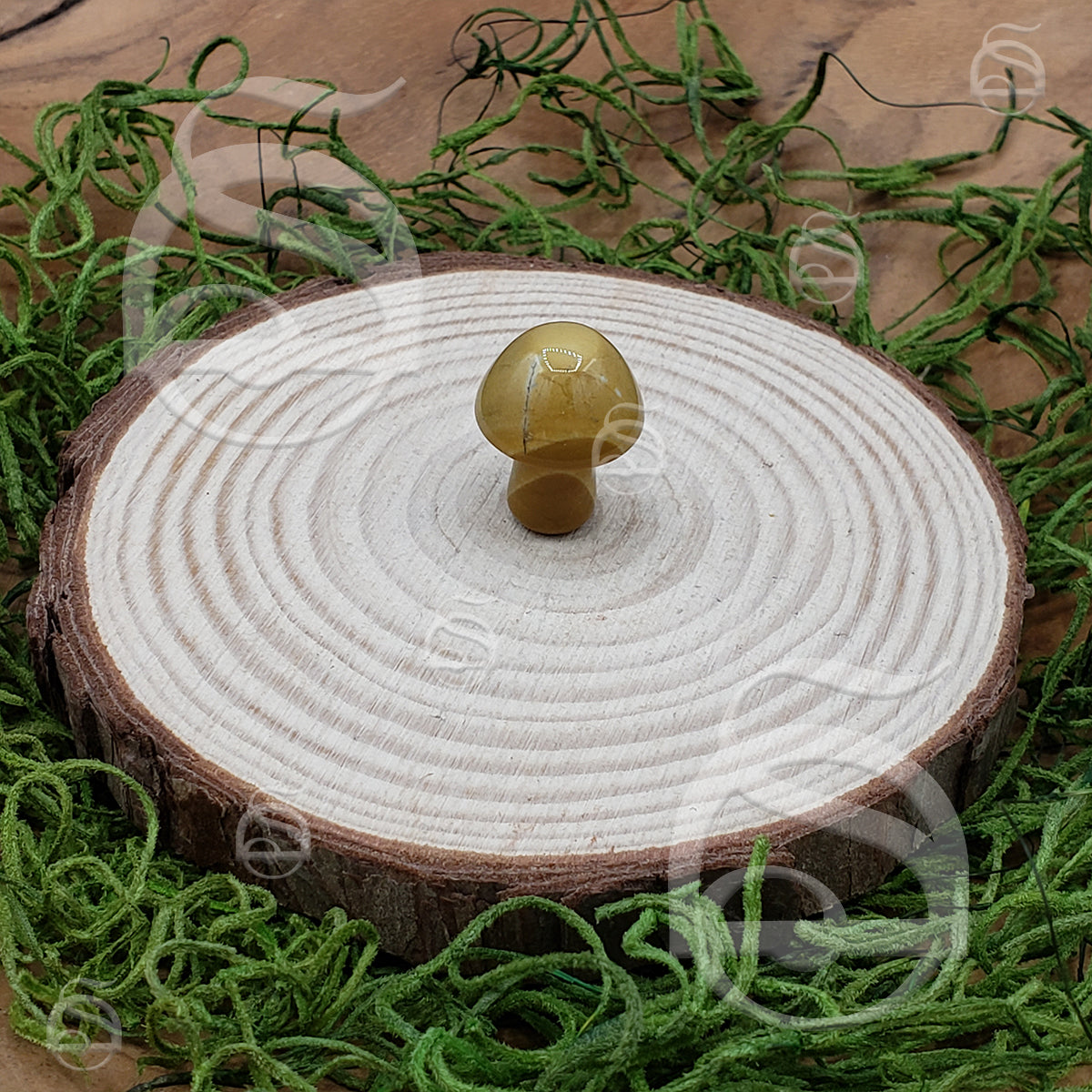 Stone Mushroom - Yellow Jasper