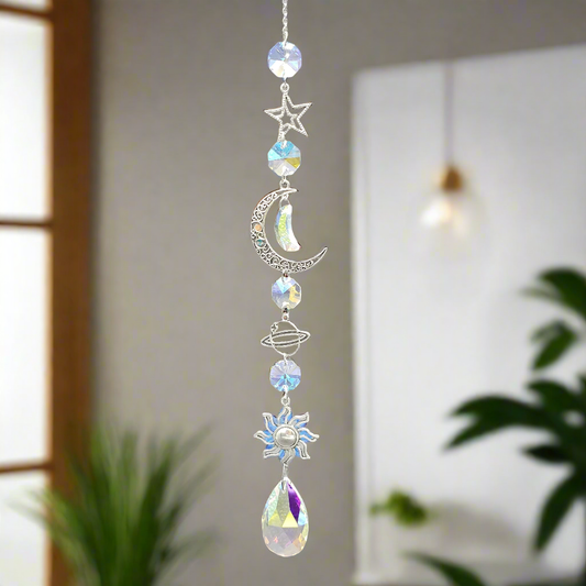 Star, Moon, Planet, Sun Suncatcher