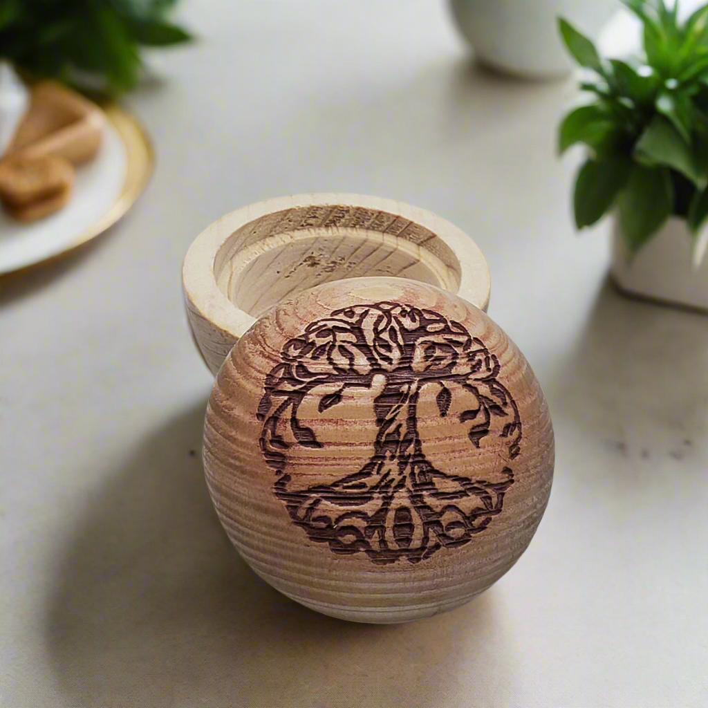 Trinket Box - Round Tree of Life