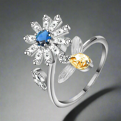 Fidget Spinner Ring - Flower