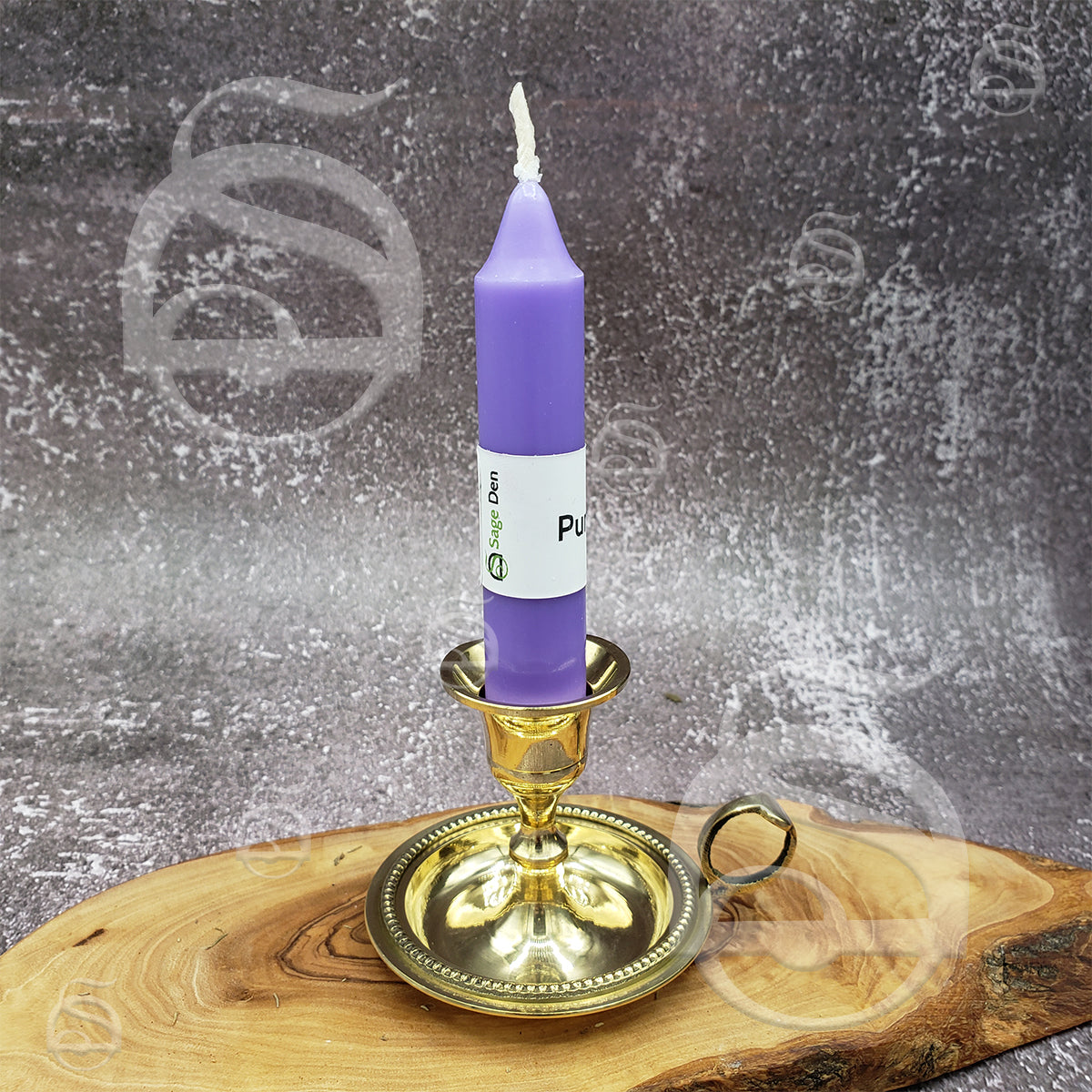 Brass Chamberstick Taper Candle Holder