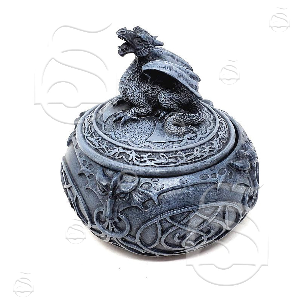 Celtic Dragon Round Box