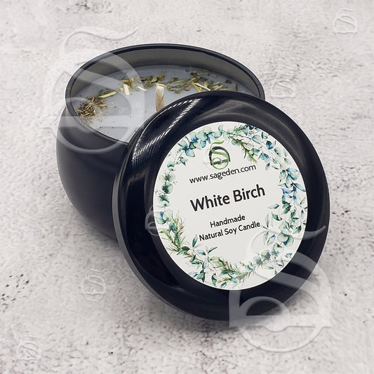 White Birch Candle & Wax Melt (Sage Den Product)