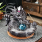 Dragon with Glass Ball Ceramic Backflow Cone - Incense Burner