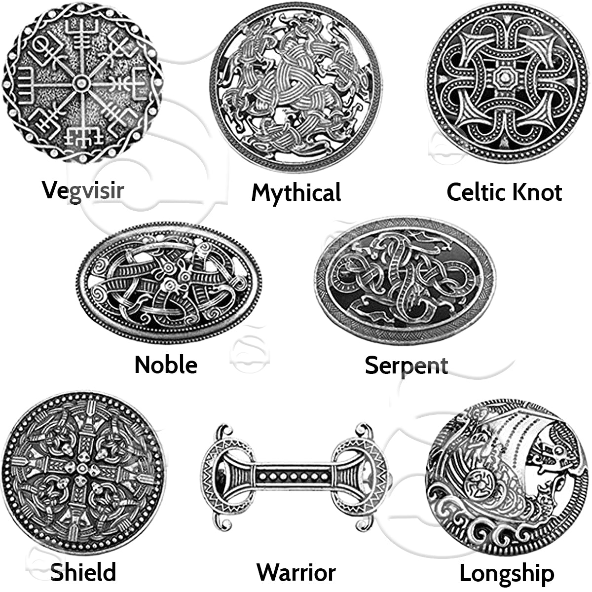 Norse Viking Brooch or Lapel Pin