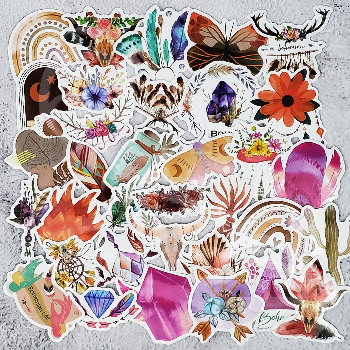 Boho Sticker Set – Sage Den