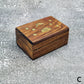 Brass Inlay Wood Box - Celestial